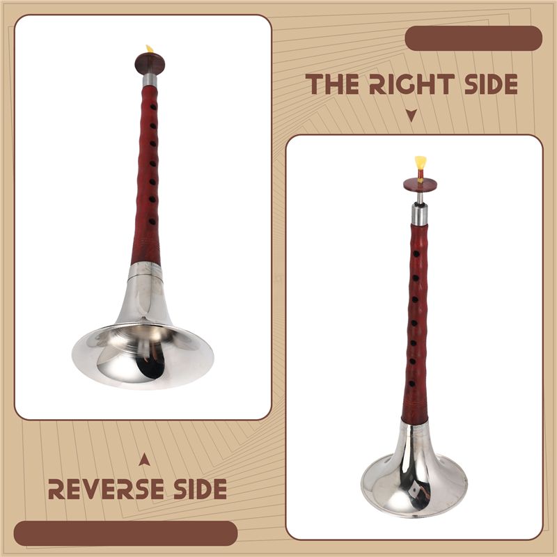 A12E-เครื่องดนตรีพื้นบ้านจีน ซ - Musical Instrument Zurna บทวิจารณ์และราคา