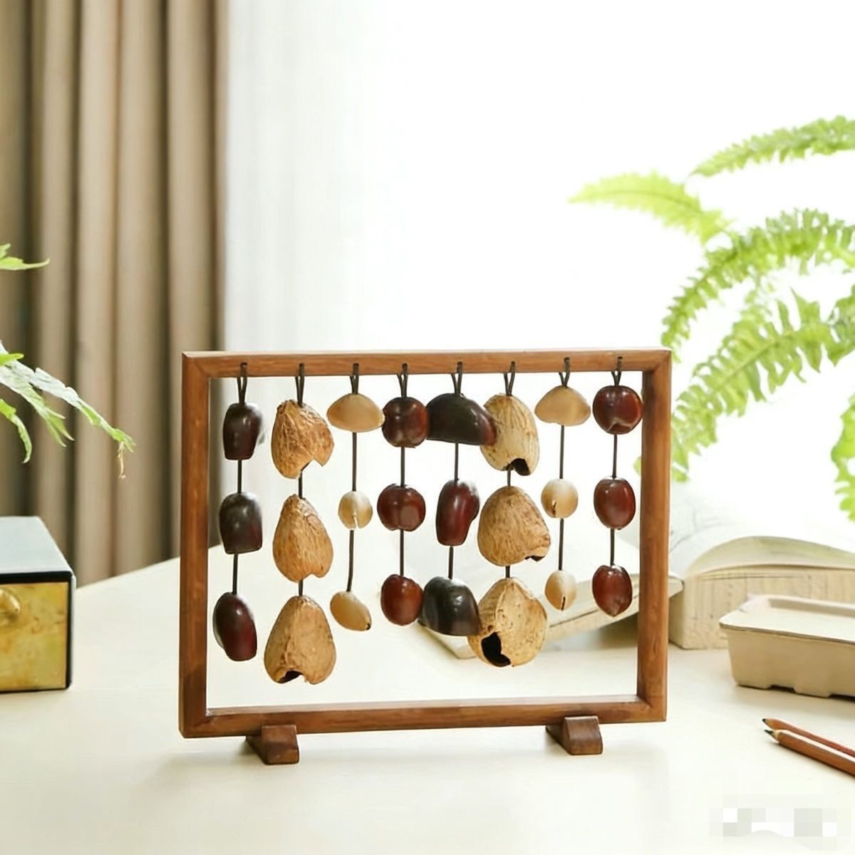 กระดิ่งลมเปลือกถั่ว เสียงสำหรั - Musical Instrument Chimes บทวิจารณ์และราคา