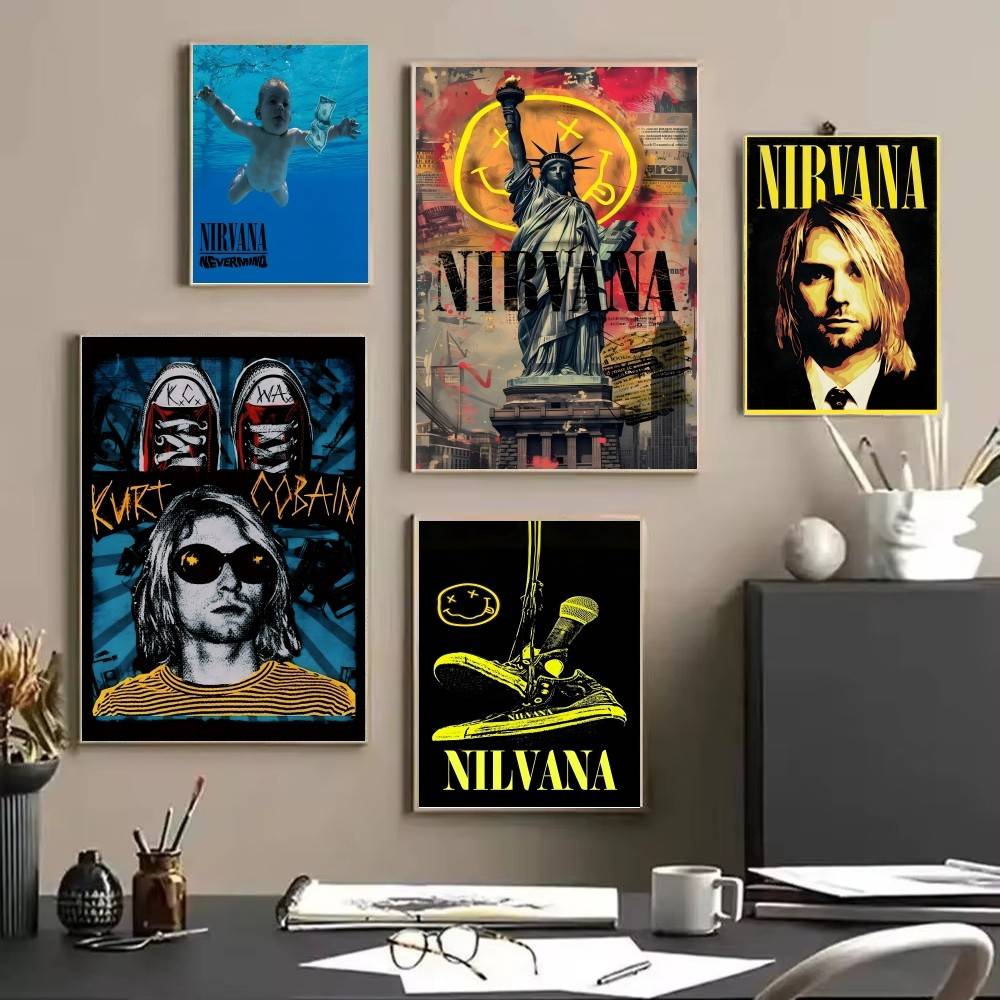 วงร็อค A-N-Nirvana โปสเตอร์และ - Musical Instrument Poster บทวิจารณ์และราคา