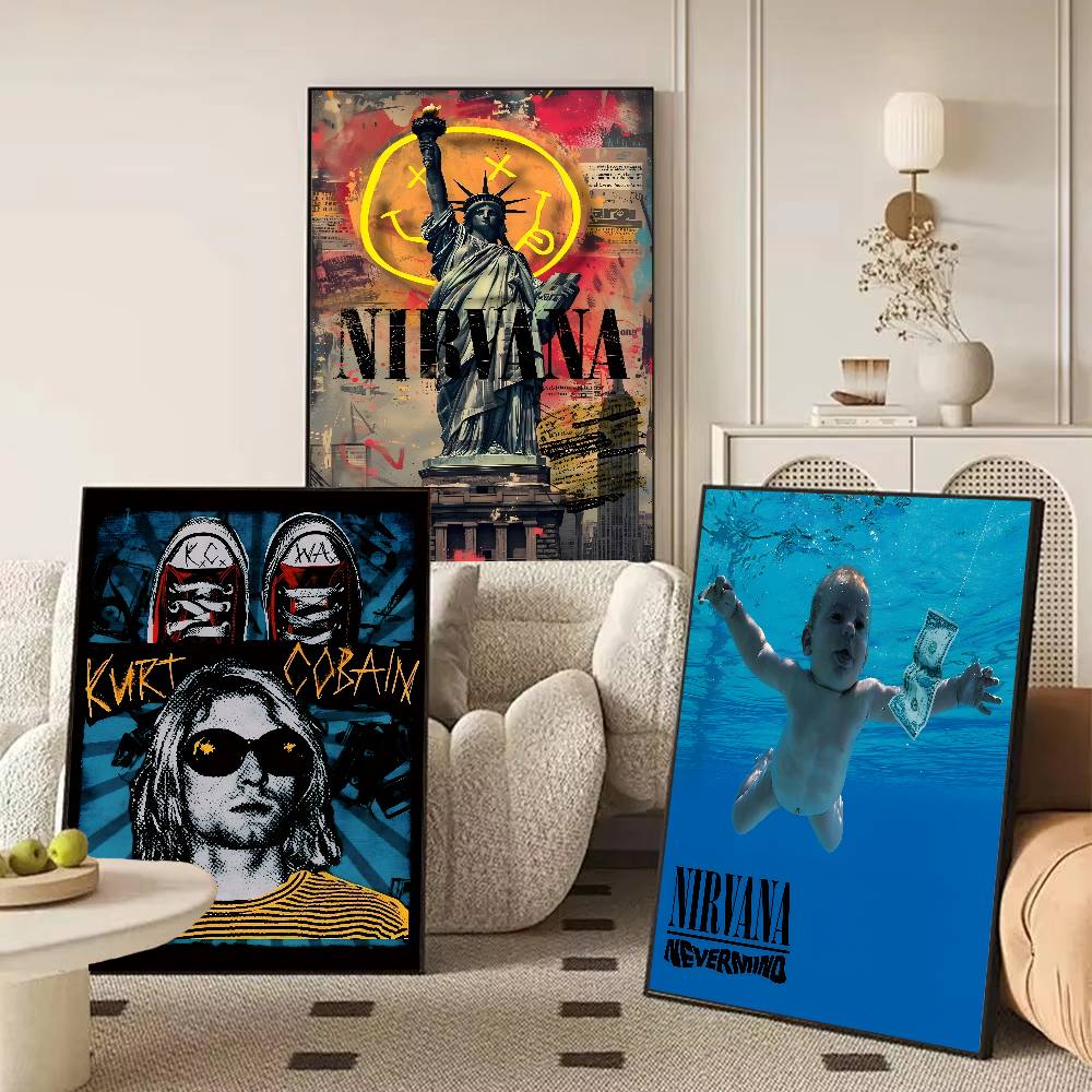 วงร็อค A-N-Nirvana โปสเตอร์และ - Musical Instrument Poster บทวิจารณ์และราคา