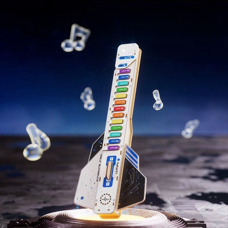 ชุดกีตาร์ไฟฟ้าแบบประกอบเองสำหร - Musical Instrument Diy For Kids บทวิจารณ์และราคา
