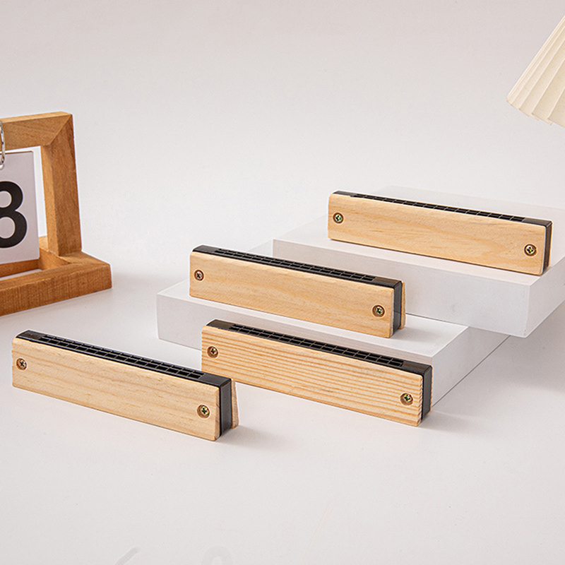 ฮาร์โมนิก้าไม้สีขาวแบบ DIY 16  - Musical Instrument Diy For Kids บทวิจารณ์และราคา
