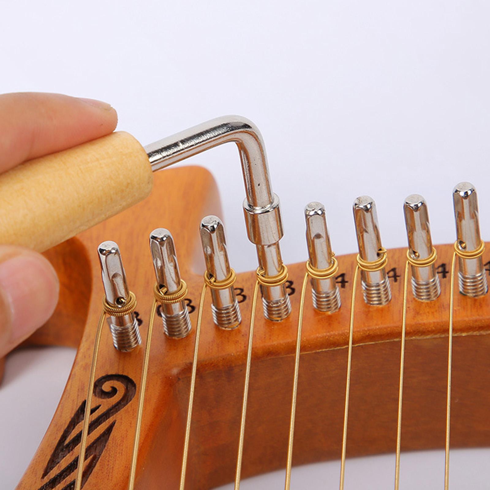 ประแจปรับแต่ง Lyre และพิณดนตรี - Musical Instrument Harp บทวิจารณ์และราคา