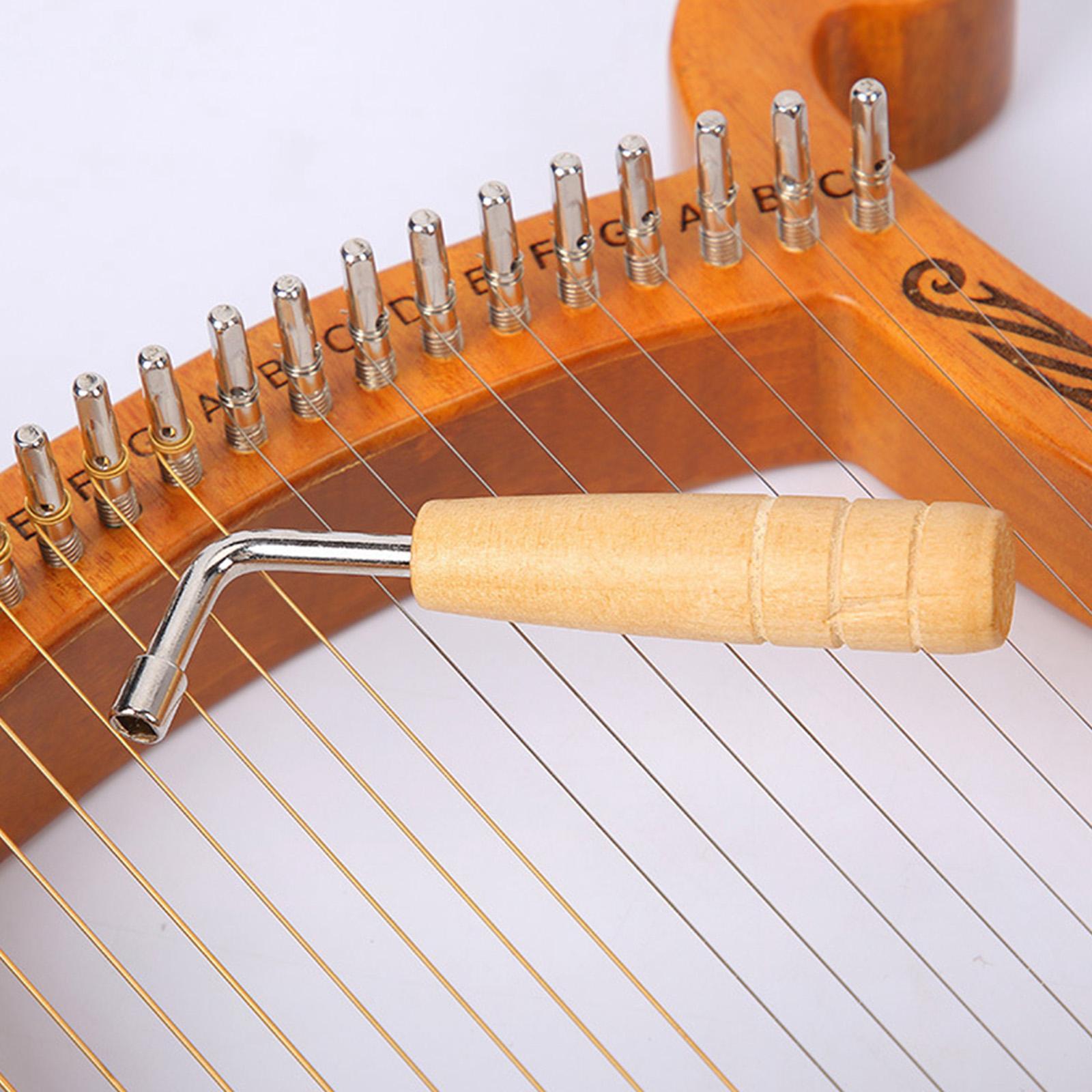 ประแจปรับแต่ง Lyre และพิณดนตรี - Musical Instrument Harp บทวิจารณ์และราคา