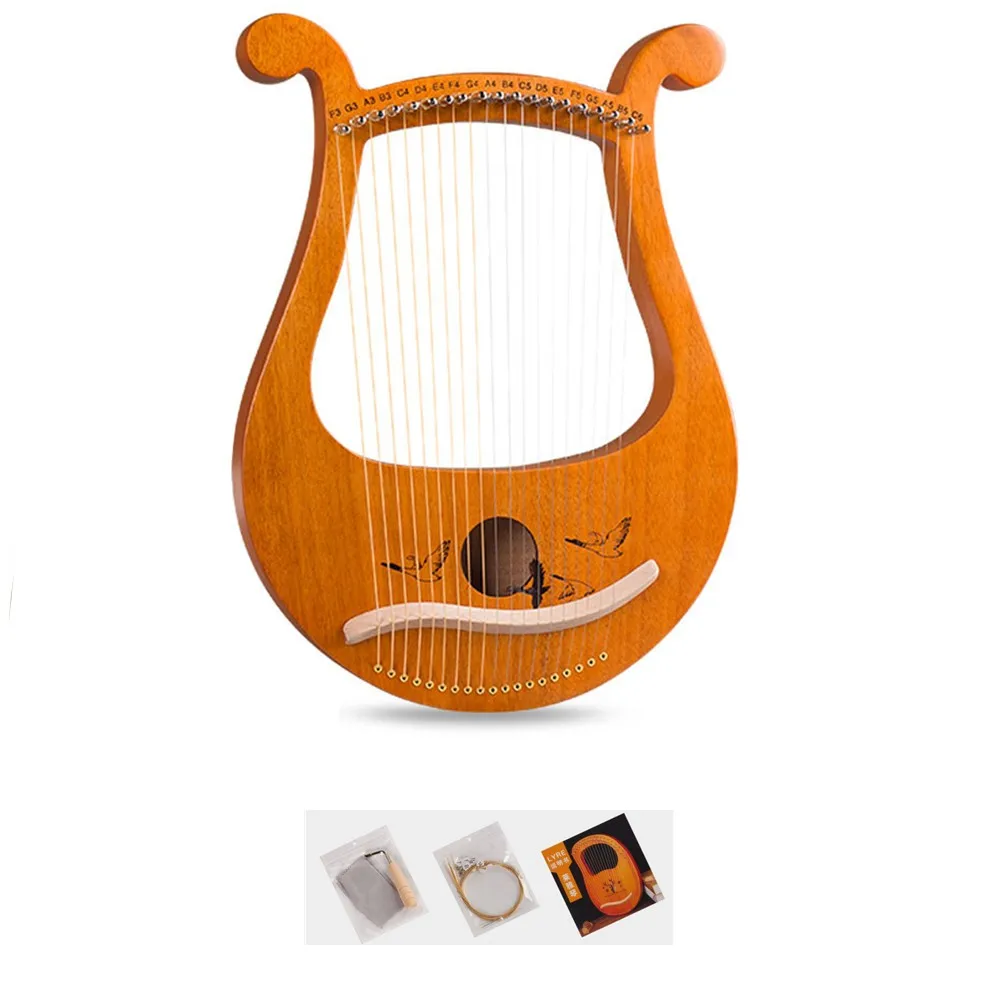 ลีร์ฮาร์ปคุณภาพสูง 19 สาย ทำจา - Musical Instrument Harp บทวิจารณ์และราคา