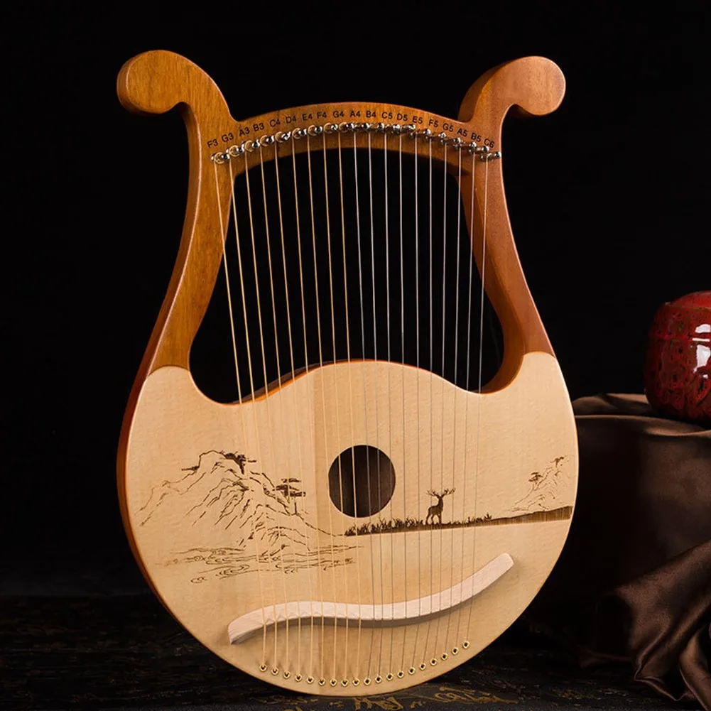 ลีร์ฮาร์ปคุณภาพสูง 19 สาย ทำจา - Musical Instrument Harp บทวิจารณ์และราคา